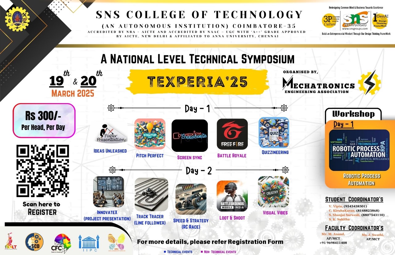 TEXPERIA'25 Mechatronics