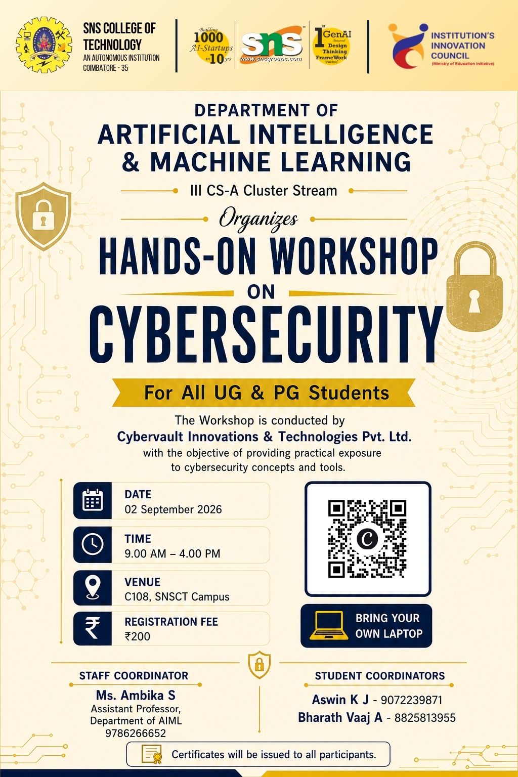 Workshop on Cyber Security(hands on) 2026