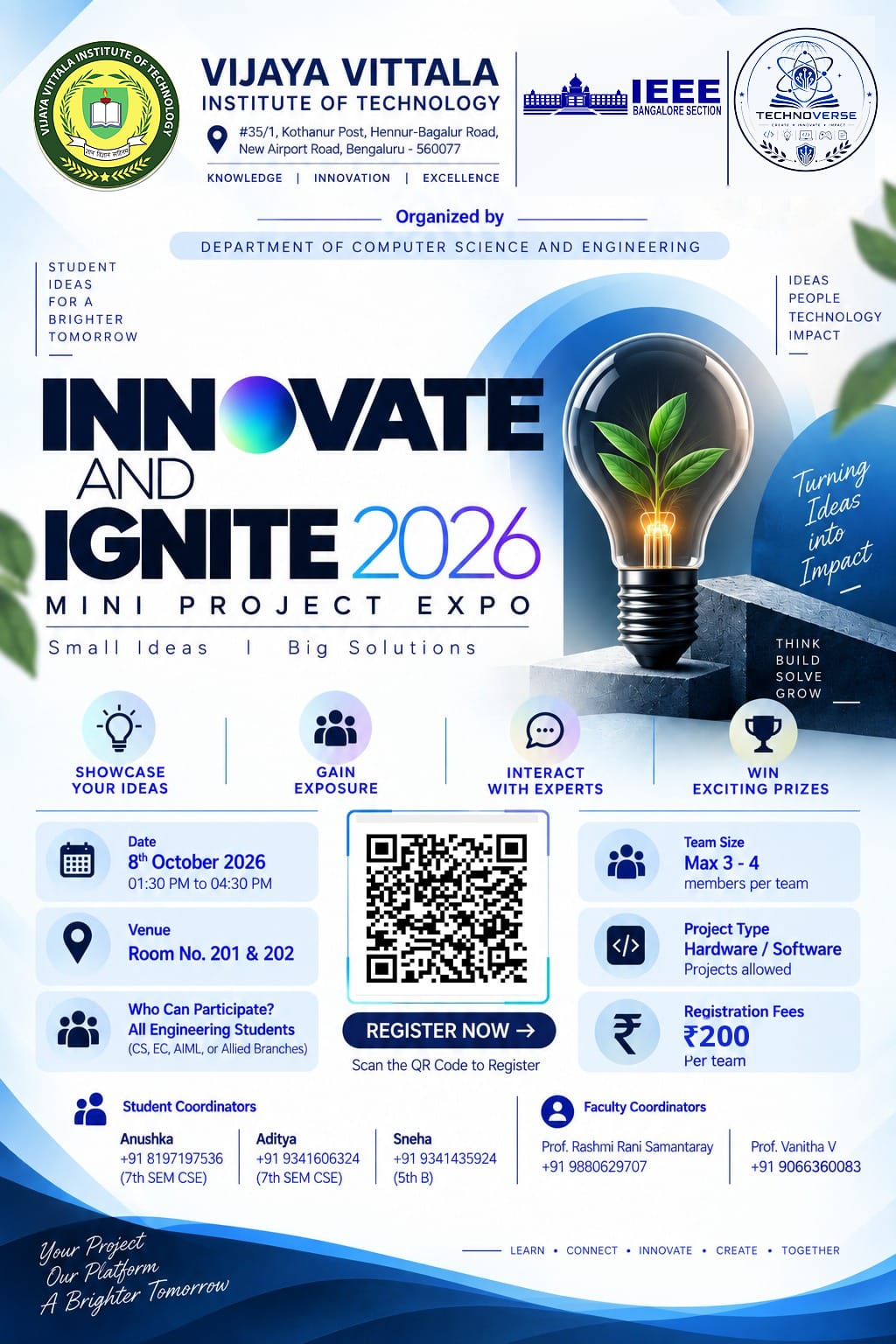 INNOVATE & IGNITE 2026 – Mini Project Expo