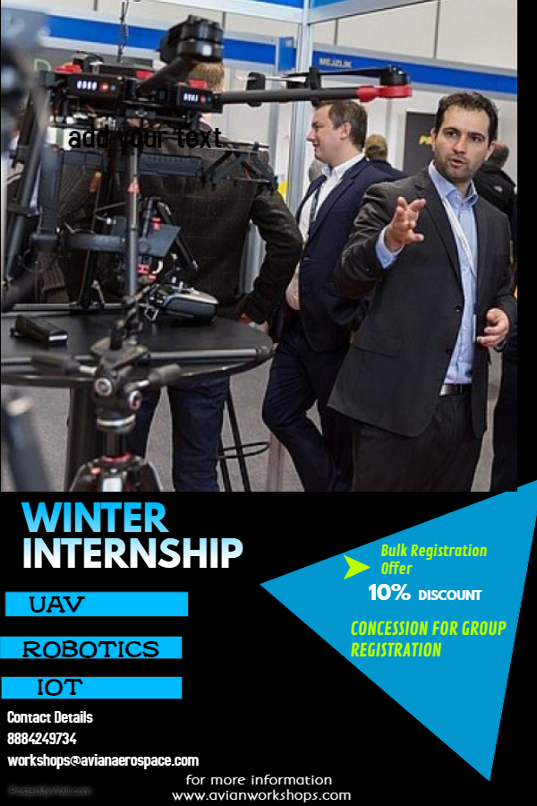 Winter Internship on UAV, ROBOTICS and IoT 2018