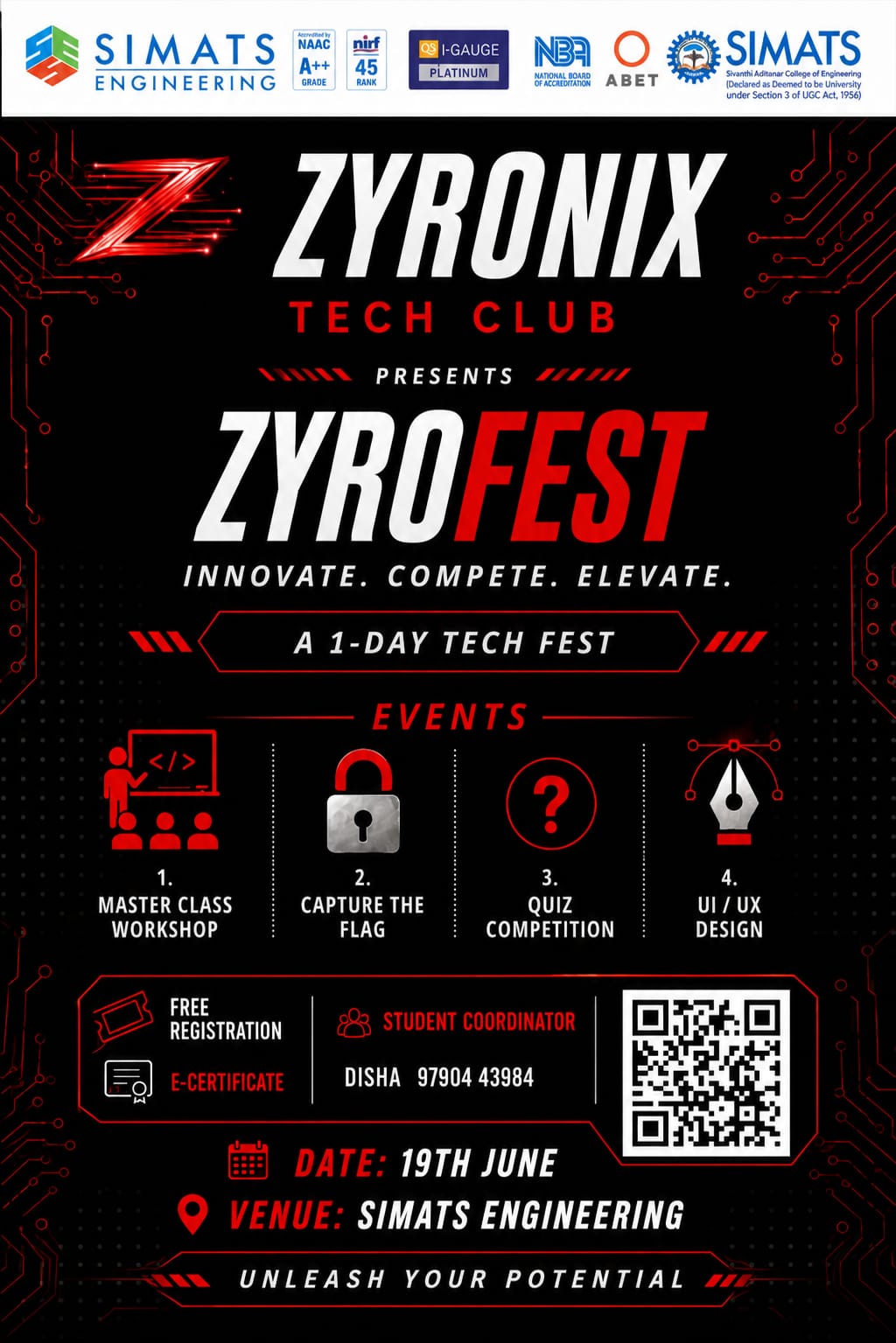 ZYROFEST 2026 Technical Symposium Poster 