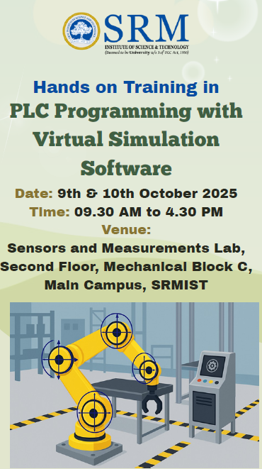 Hands-on Training in "PLC Programming with Virtual Simulation Software" 2025