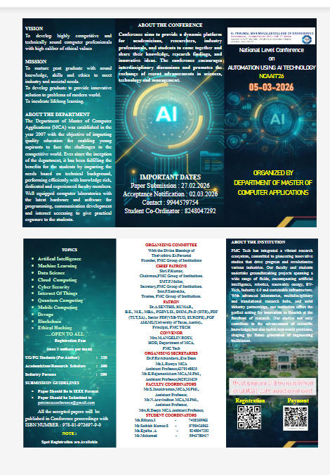 Technical conference on Automation using AI technology 2026 Conference Poster 