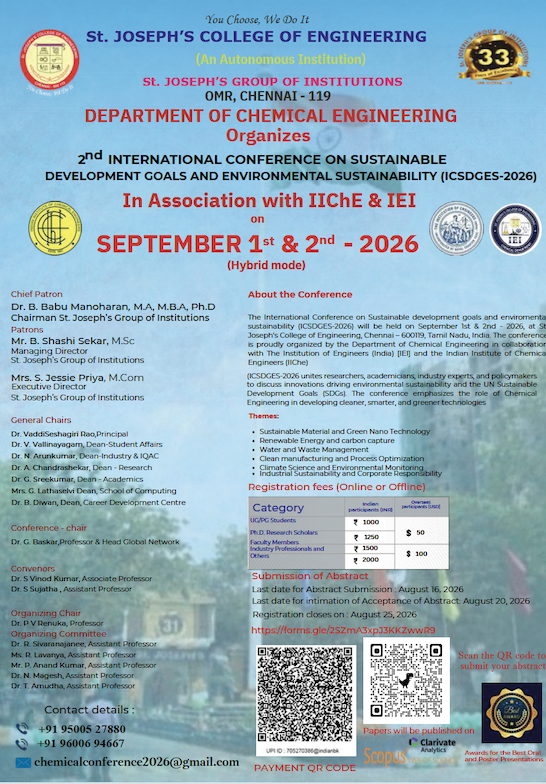 2nd International Conference on Sustainable Development Goals and Environmental Sustainability (ICSDGES-2026)
