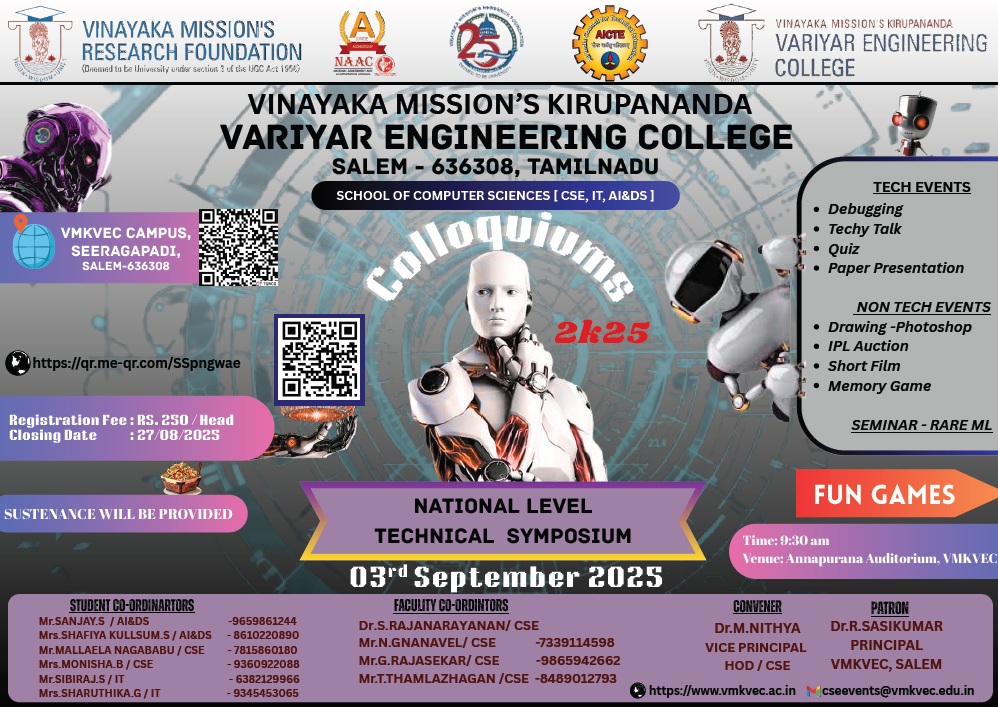 Colloquiums 2K25
