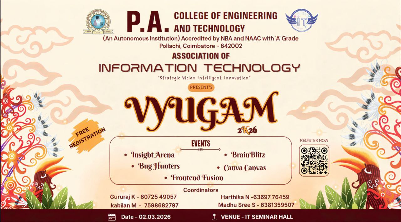 VYUGAM 2026 Technical Symposium Poster 