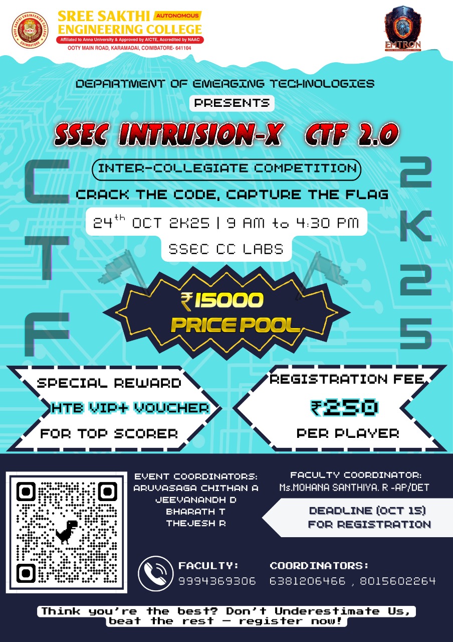 SSEC IntrusionX-CTF 2.O