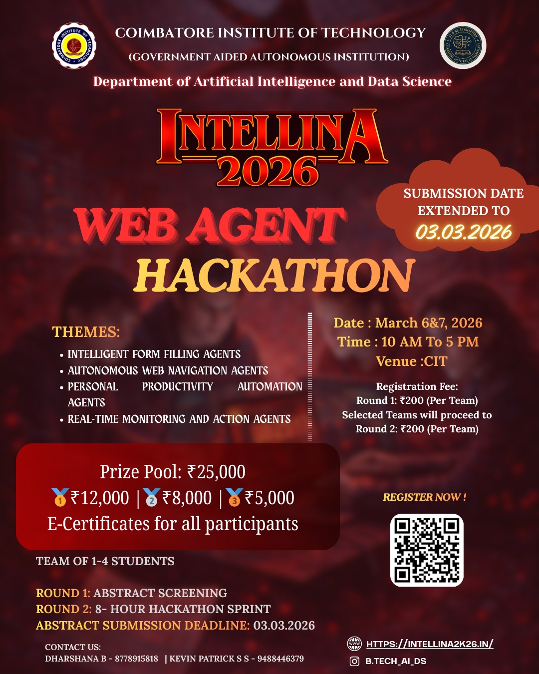 Web agent Hackathon 2026 Hackathon Poster 