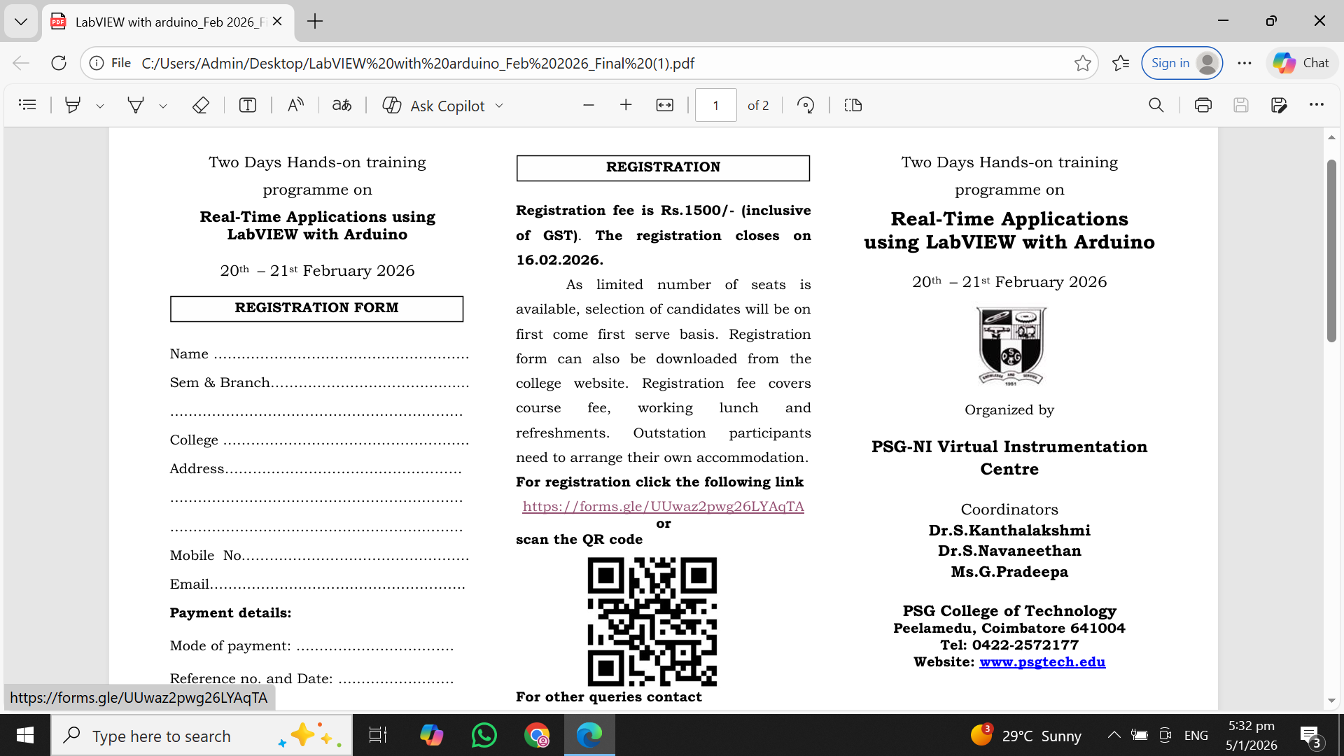 Real-Time Applications using LabVIEW with Arduino 2026