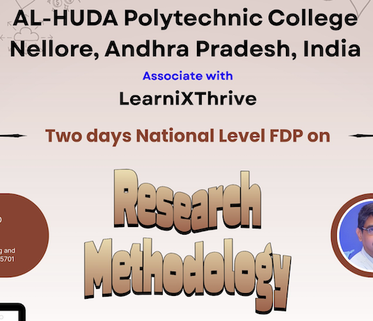 Two Days National Level Online FDP on Research Methodology 2026 online Poster
