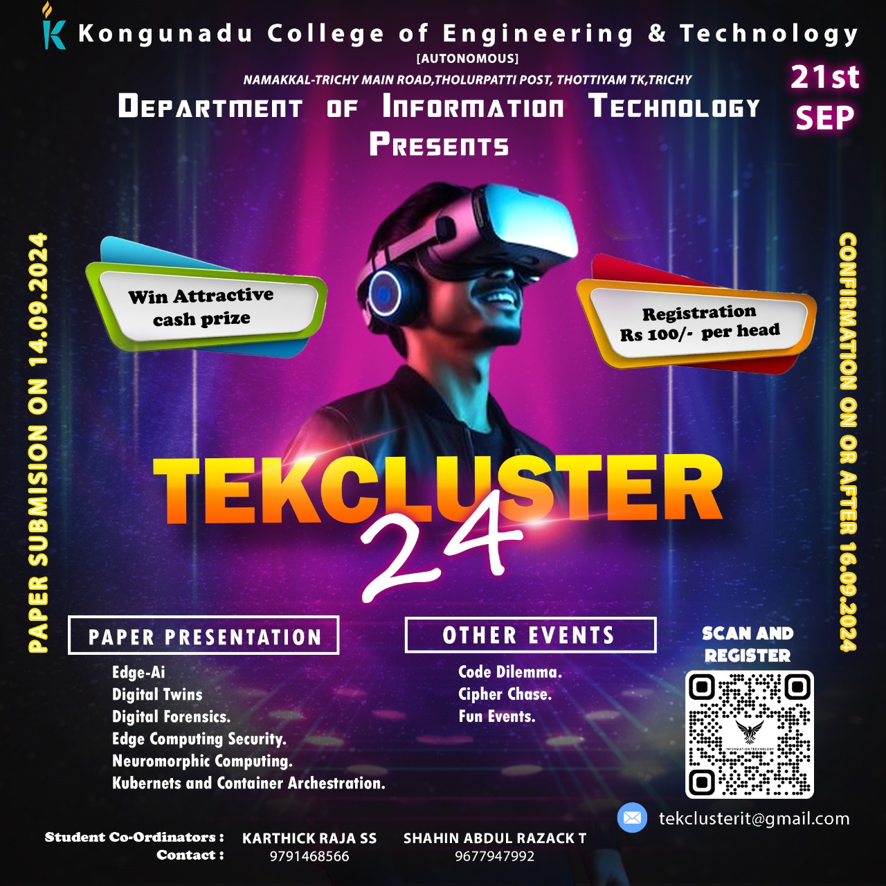 TEKCLUSTER'24 IT