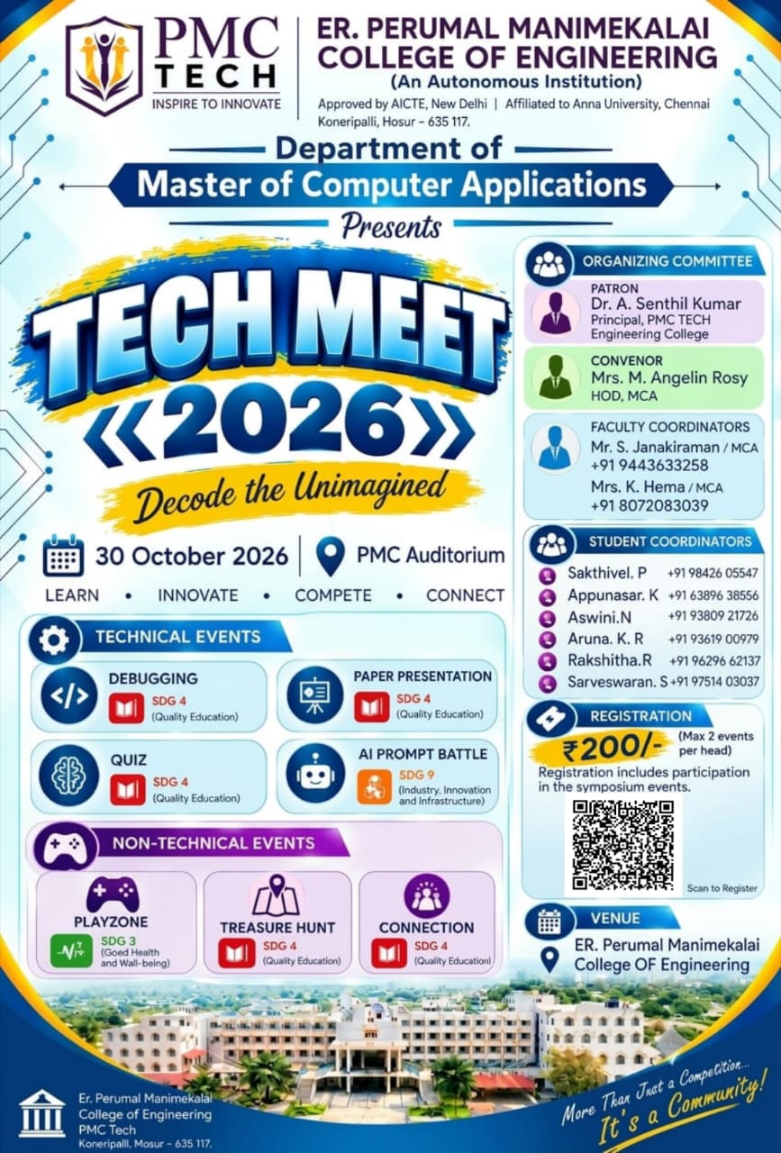 TECH MEET 2026 - ( Decode the Unimagined )